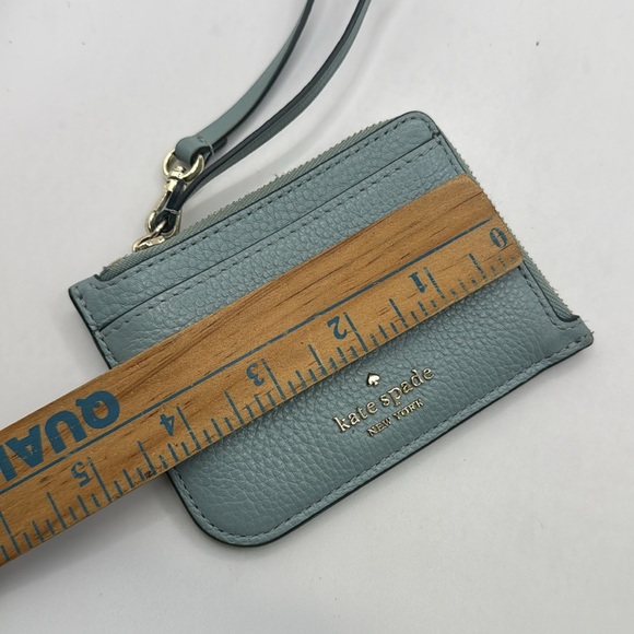 Kate Spade Jackson Blue Wristlet Small Card Holder Purse Wallet - Picture 12 of 12